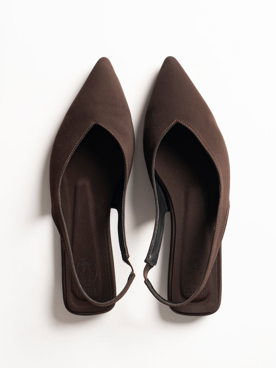 Sirocco slingback in Brown