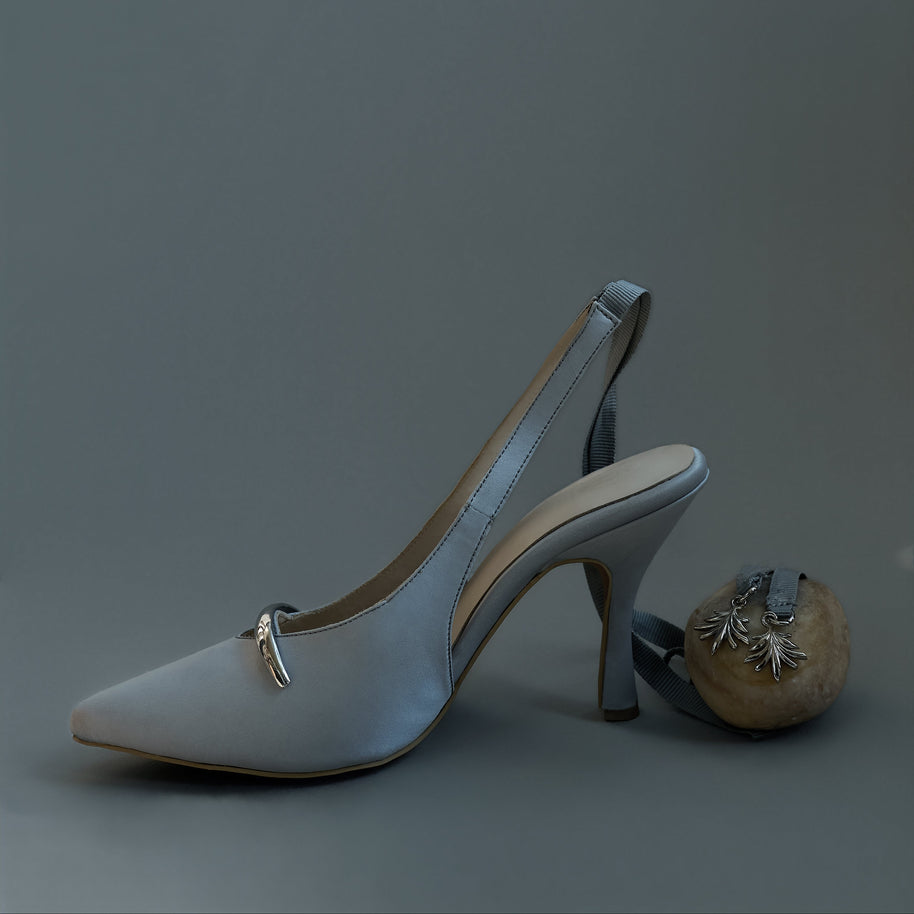Lunea Slingback in Silver