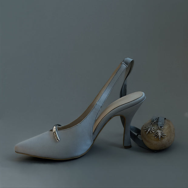 Lunea Slingback in Silver