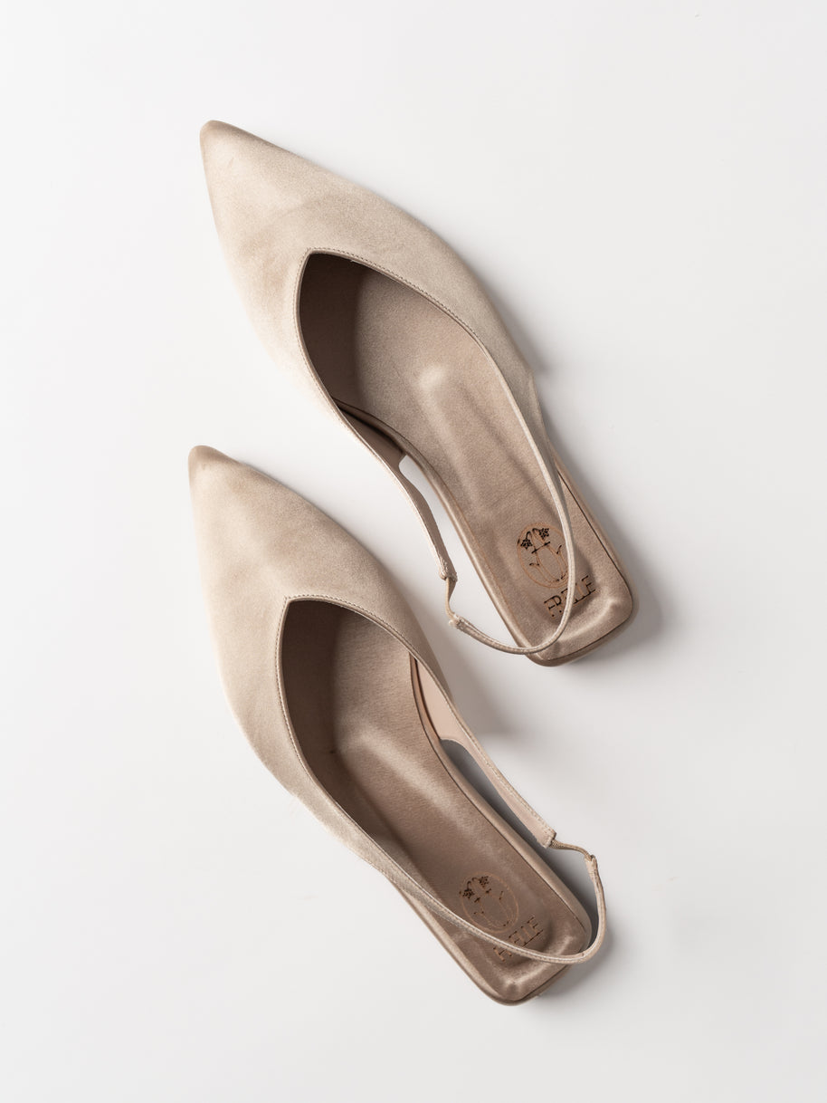 Sirocco slingback in Beige