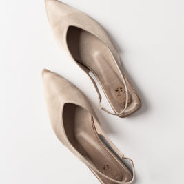 Sirocco slingback in Beige